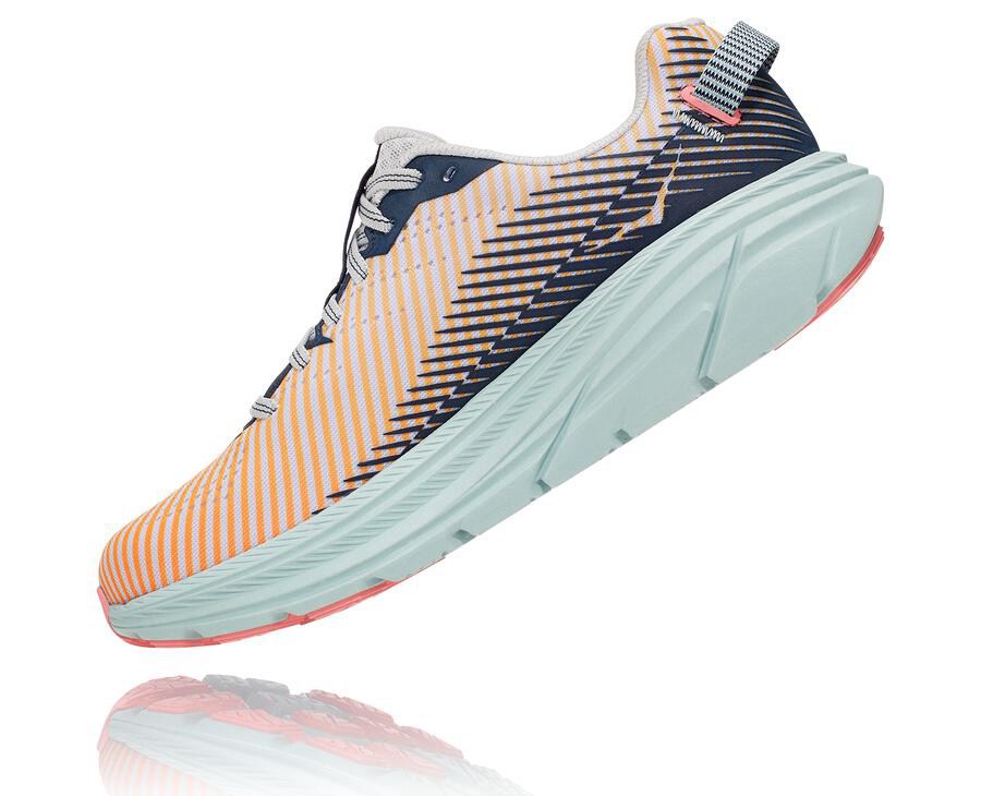 Tenis Hoka One One Feminino Pretas/Bege - Rincon 2 - 915-NWRJUG